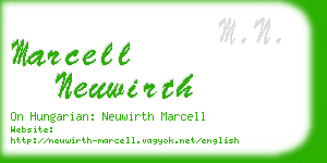 marcell neuwirth business card